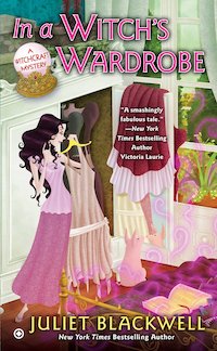 In a Witch's Wardrobe by Juliet Blackwell book cover